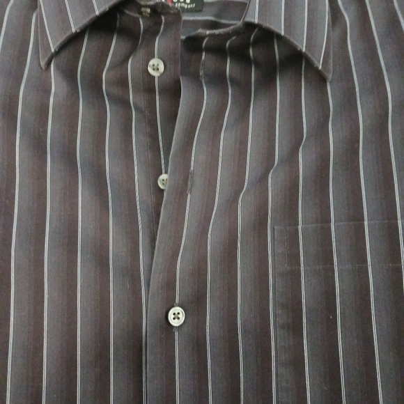 Men's Axcess by Claiborne black dress shirt - Picture 2 of 3